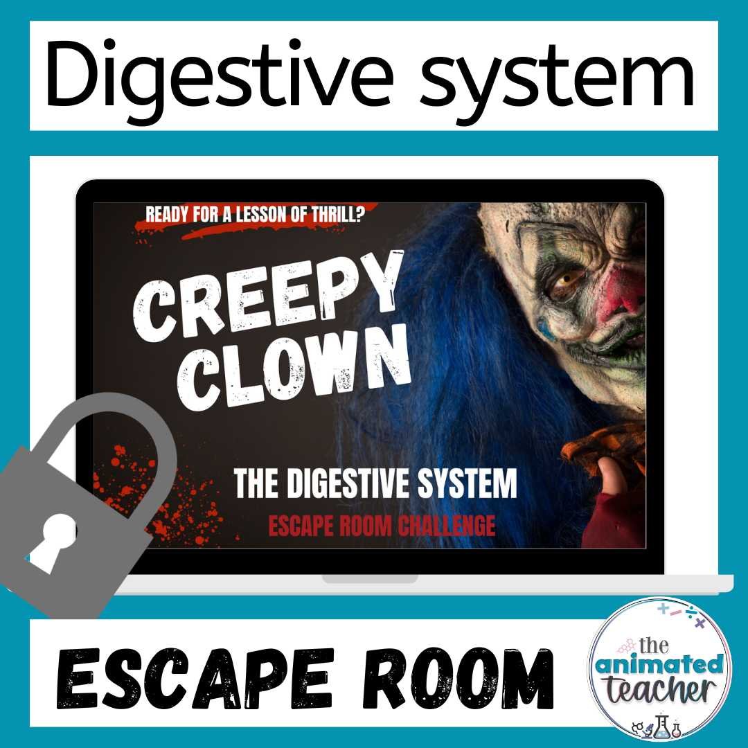 Digestive System Digital Escape Room Activity