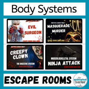 body systems escape room bundle