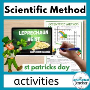 Science St Patricks Day Middle School Bundle
