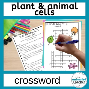 plant and animal cells crossword puzzle