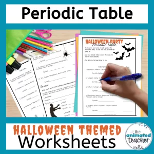 periodic table worksheet for middle school