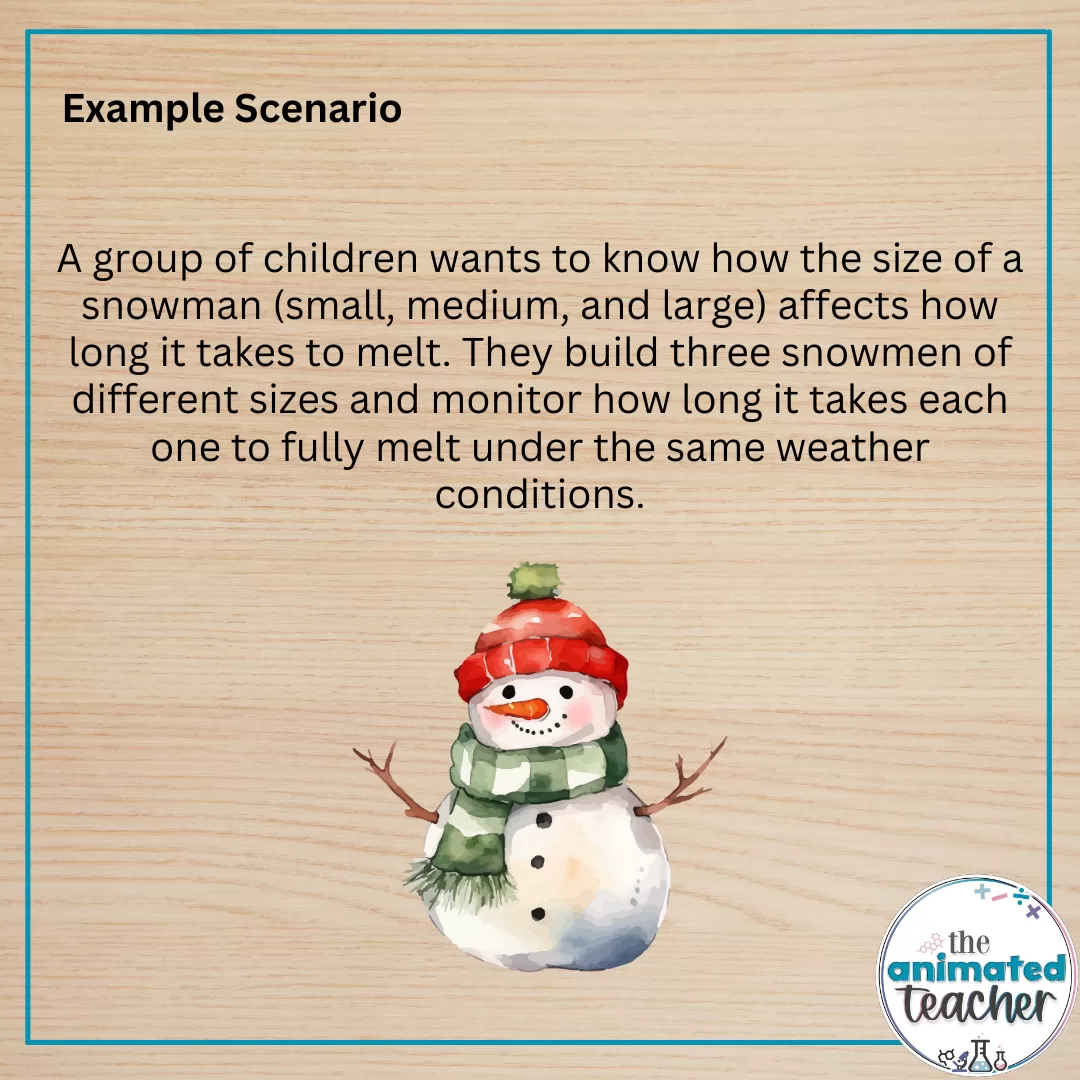 Science Christmas worksheets variables printable and digital - Image 3