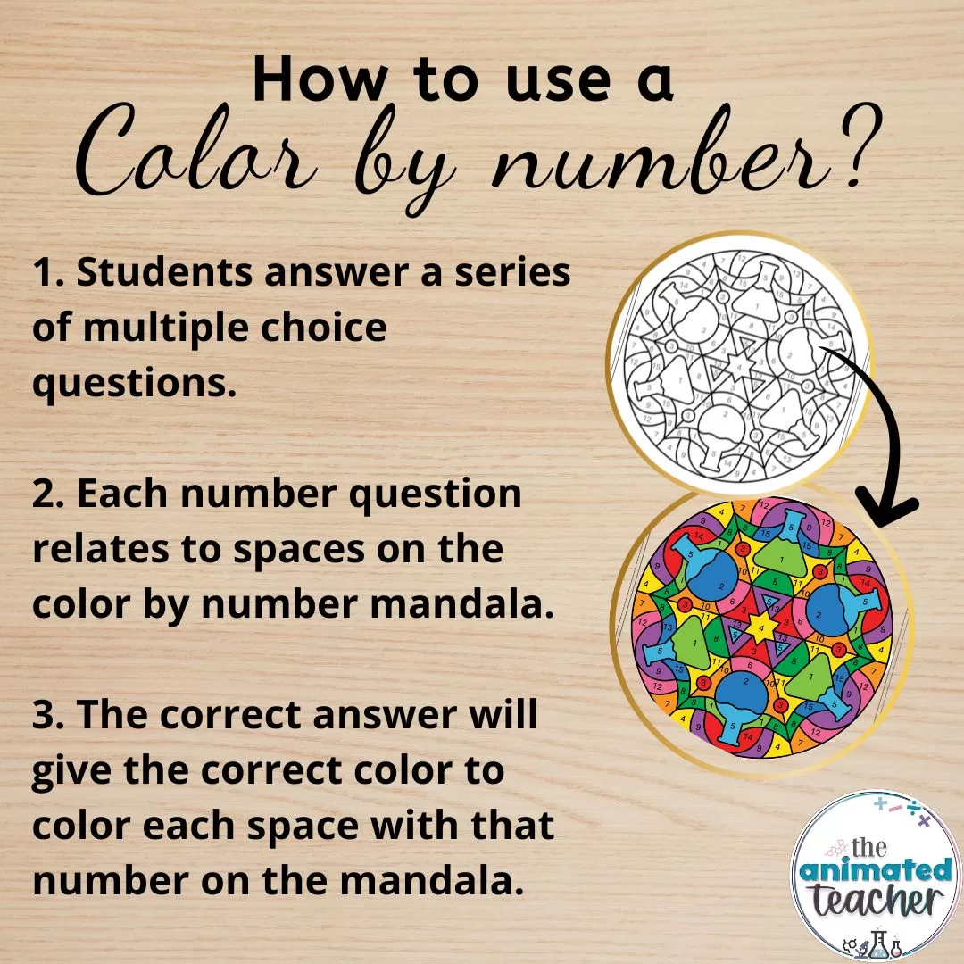 mixtures and solutions worksheet color by number