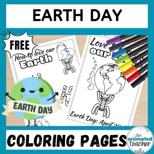 Earth day activities free printable coloring pages