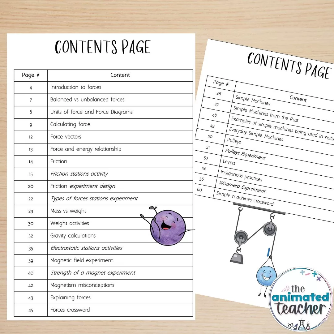 Types of forces workbook activities and experiments pdf - Image 5