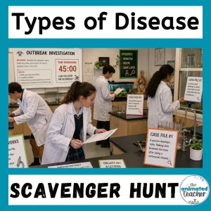types of disease scavenger hunt