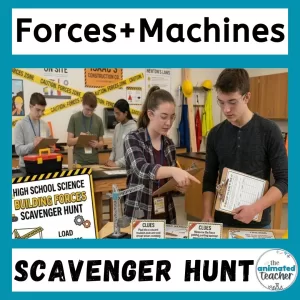 forces and simple machines activity scavenger hunt